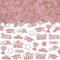 200PCS Rose Gold Glitter Graduation Confetti Class of 2026 Class of 2026 Graduation Party Decorations Grad Table Decorations for 2026 Grad Party Supplies